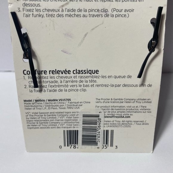 Vidal Sassoon Double Teeth Extra Hold Hair Clip - Picture 8 of 11